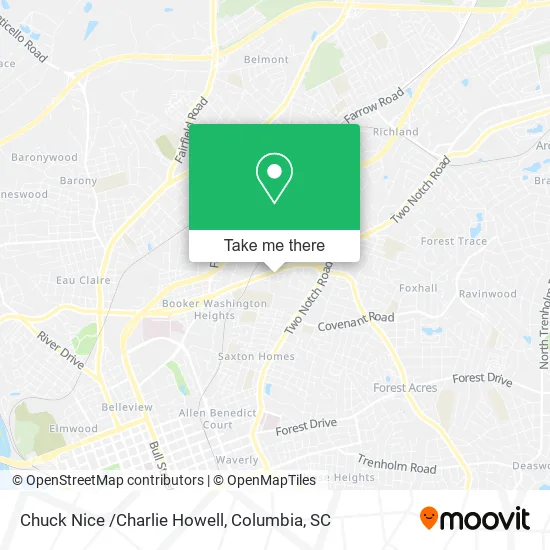 Chuck Nice /Charlie Howell map