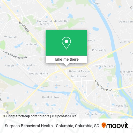 Surpass Behavioral Health - Columbia map