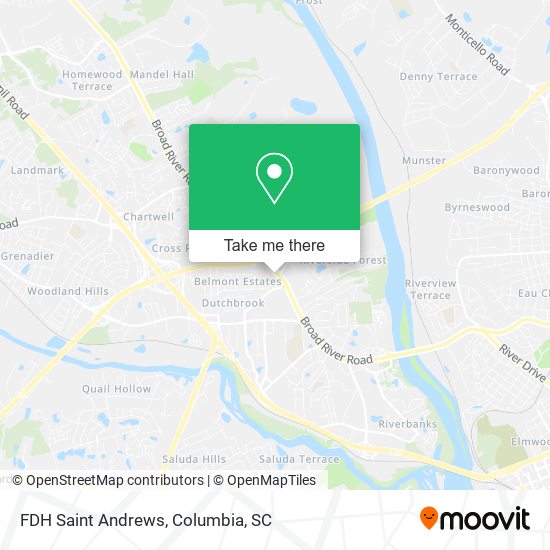 FDH Saint Andrews map