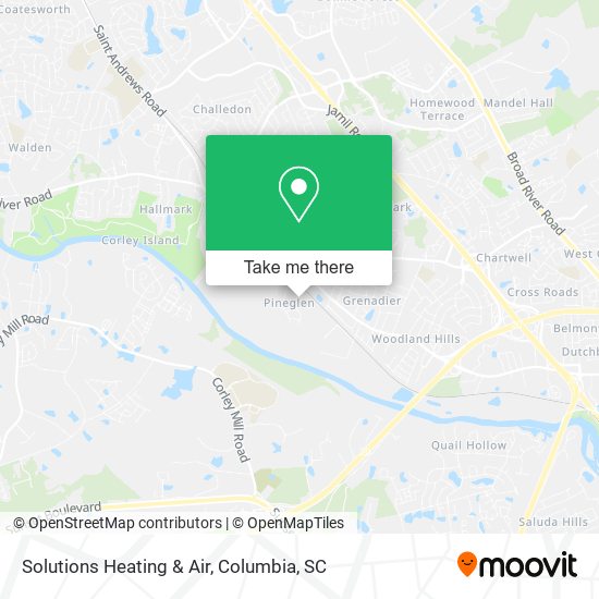 Solutions Heating & Air map