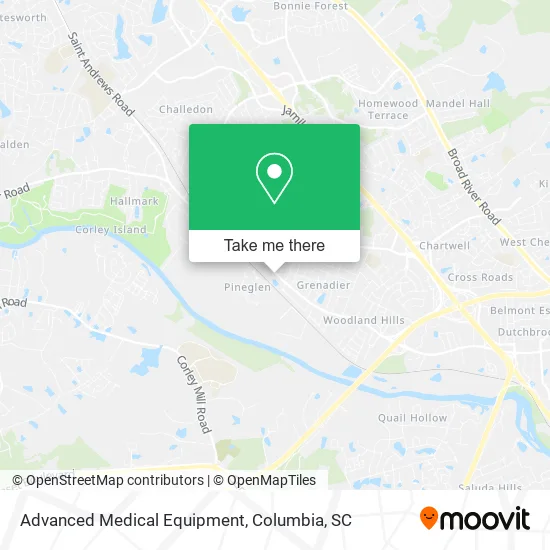 Advanced Medical Equipment map
