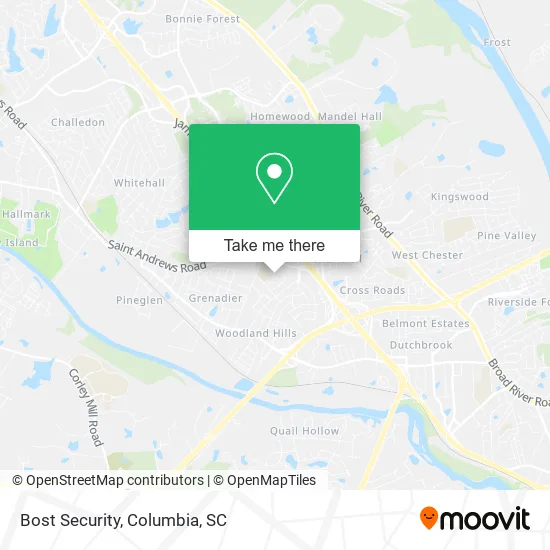 Bost Security map