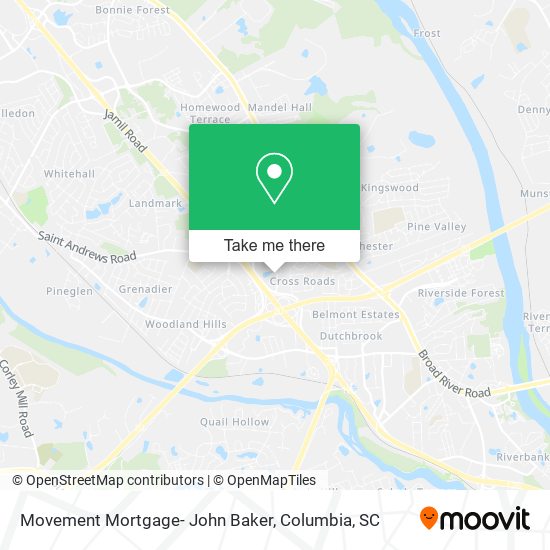 Movement Mortgage- John Baker map