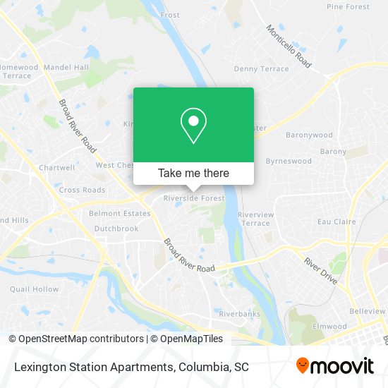 Lexington Station Apartments map