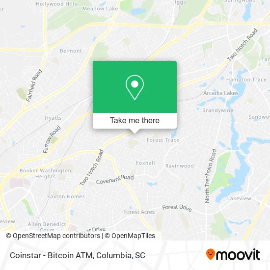 Coinstar - Bitcoin ATM map