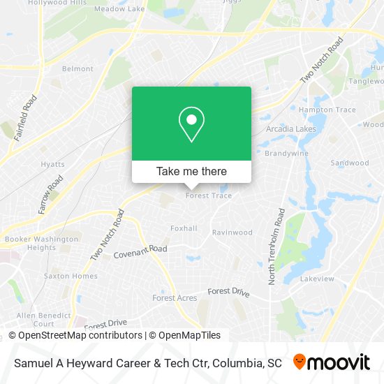 Samuel A Heyward Career & Tech Ctr map