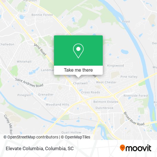 Elevate Columbia map