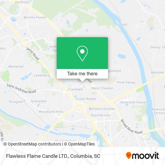 Flawless Flame Candle LTD. map