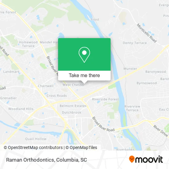 Raman Orthodontics map