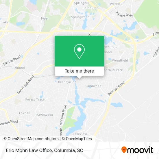 Eric Mohn Law Office map