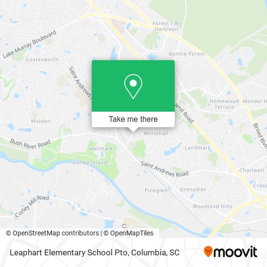 Leaphart Elementary School Pto map