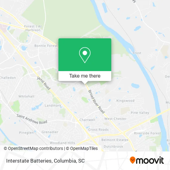 Interstate Batteries map