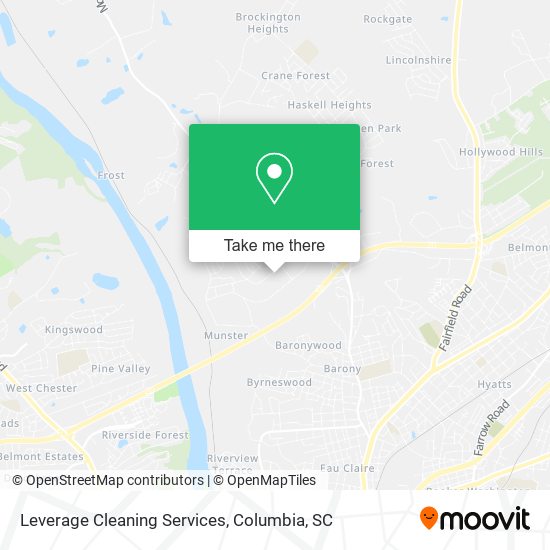 Mapa de Leverage Cleaning Services