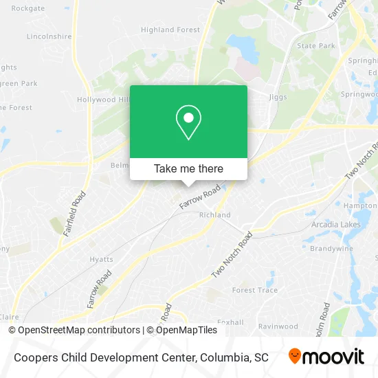 Coopers Child Development Center map