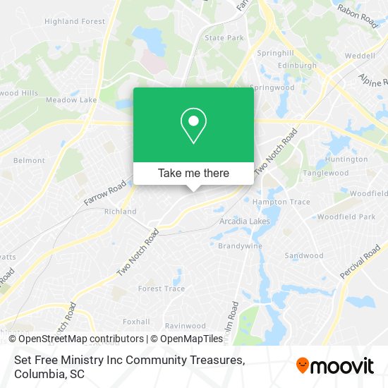 Mapa de Set Free Ministry Inc Community Treasures