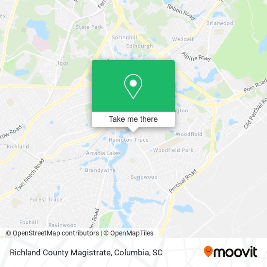 Mapa de Richland County Magistrate