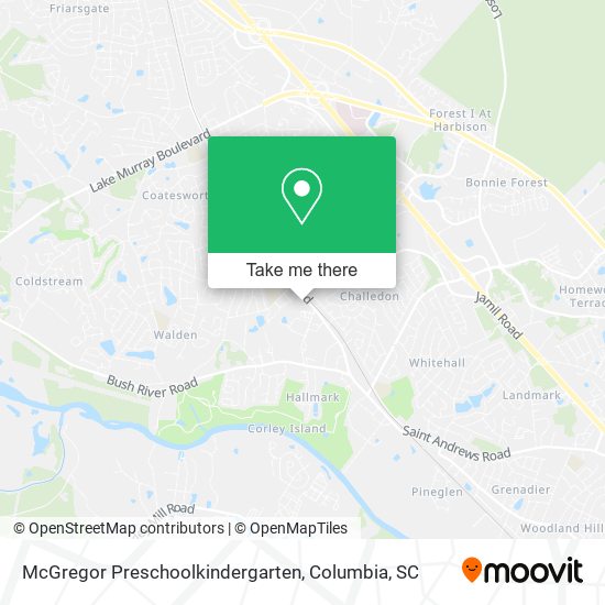 McGregor Preschoolkindergarten map