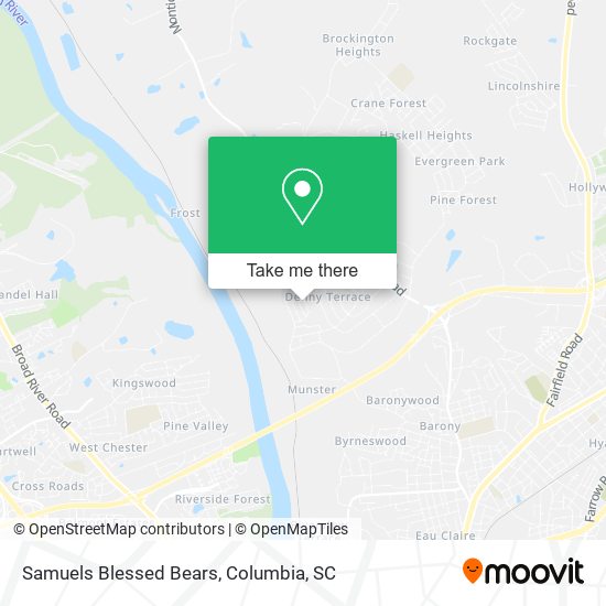 Samuels Blessed Bears map