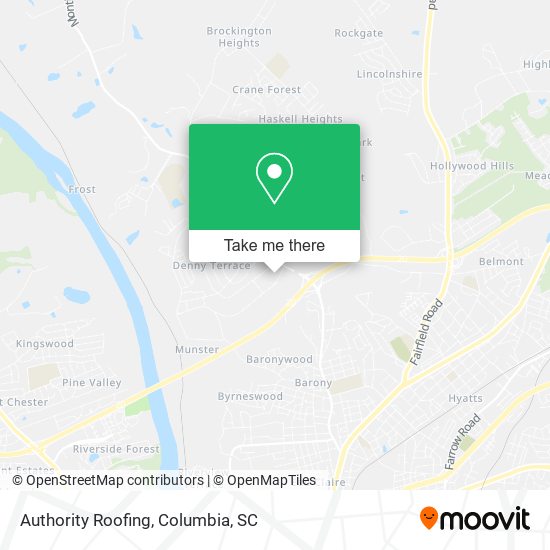 Mapa de Authority Roofing