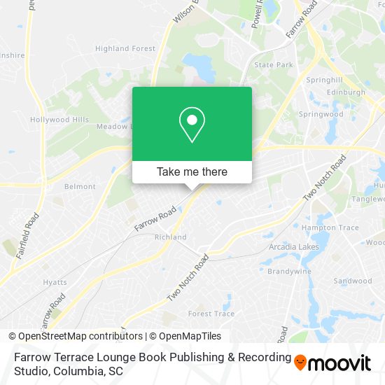 Farrow Terrace Lounge Book Publishing & Recording Studio map