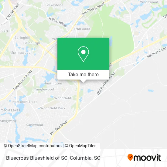 Bluecross Blueshield of SC map