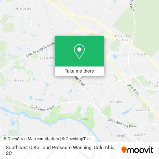 Mapa de Southeast Detail and Pressure Washing