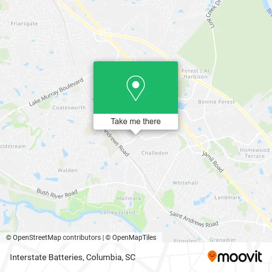 Interstate Batteries map