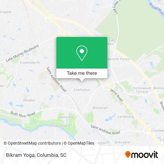 Bikram Yoga map