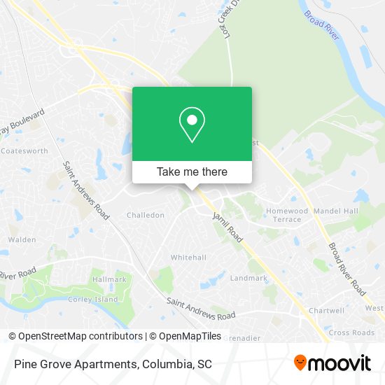 Pine Grove Apartments map