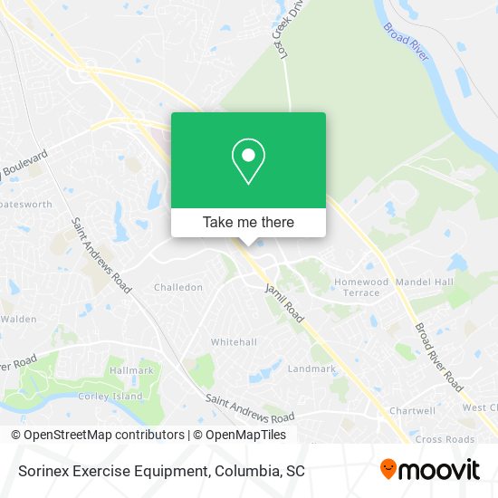 Mapa de Sorinex Exercise Equipment