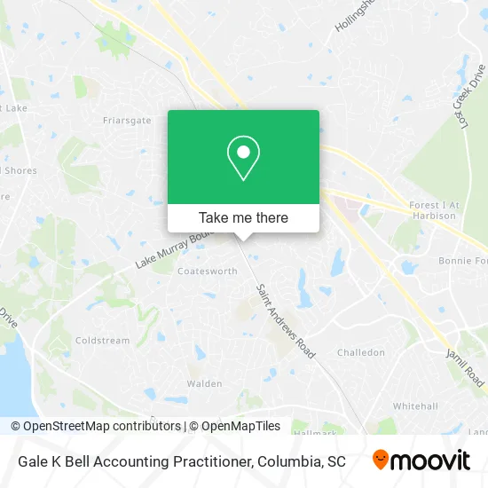 Gale K Bell Accounting Practitioner map