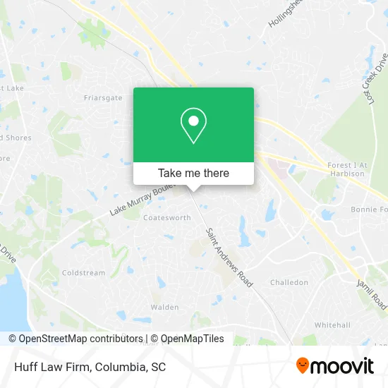 Huff Law Firm map