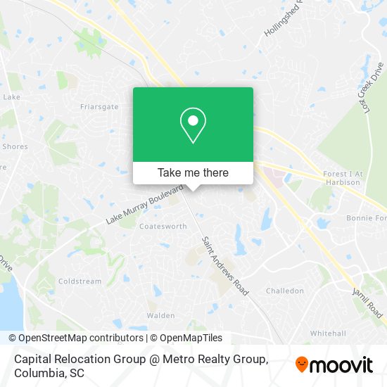 Capital Relocation Group @ Metro Realty Group map