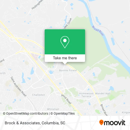 Brock & Associates map