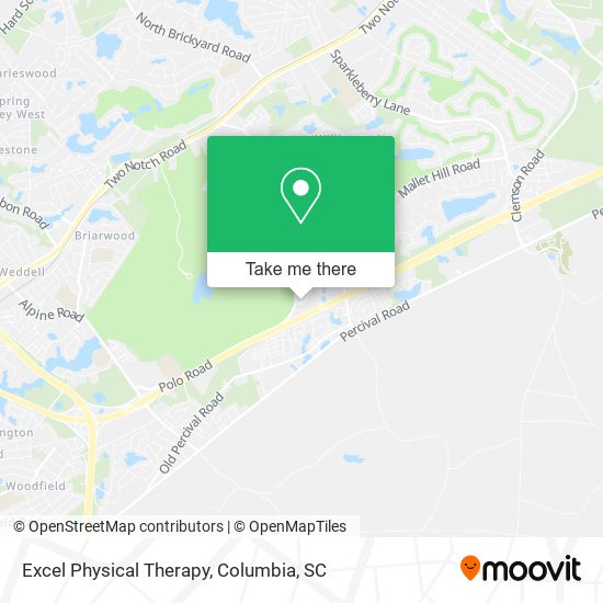 Excel Physical Therapy map