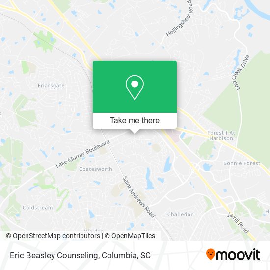 Eric Beasley Counseling map