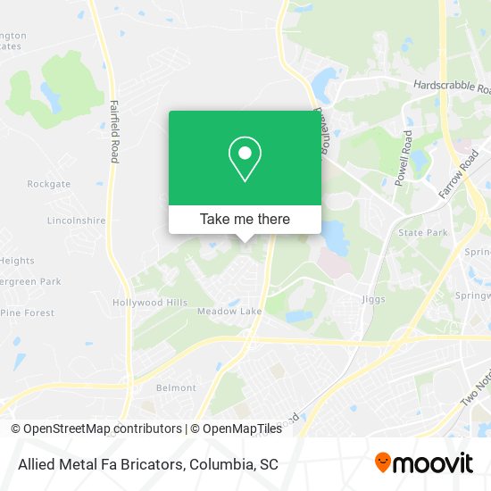 Mapa de Allied Metal Fa Bricators