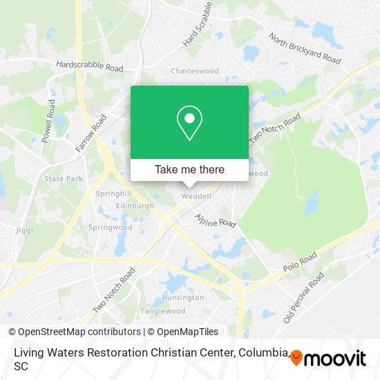 Living Waters Restoration Christian Center map