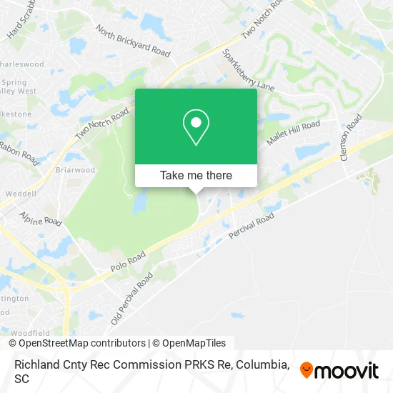 Richland Cnty Rec Commission PRKS Re map