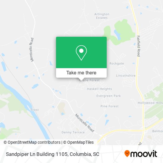 Sandpiper Ln Building 1105 map