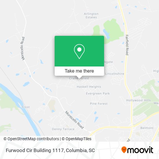 Furwood Cir Building 1117 map