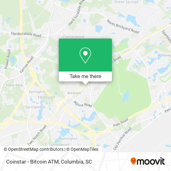 Coinstar - Bitcoin ATM map