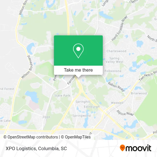 Xpo Logistics map