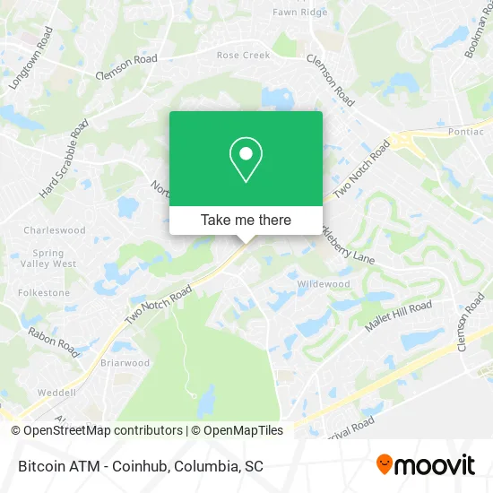 Bitcoin ATM - Coinhub map