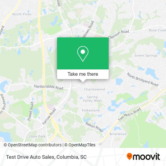 Mapa de Test Drive Auto Sales