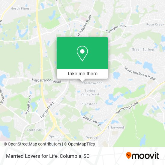 Married Lovers for Life map