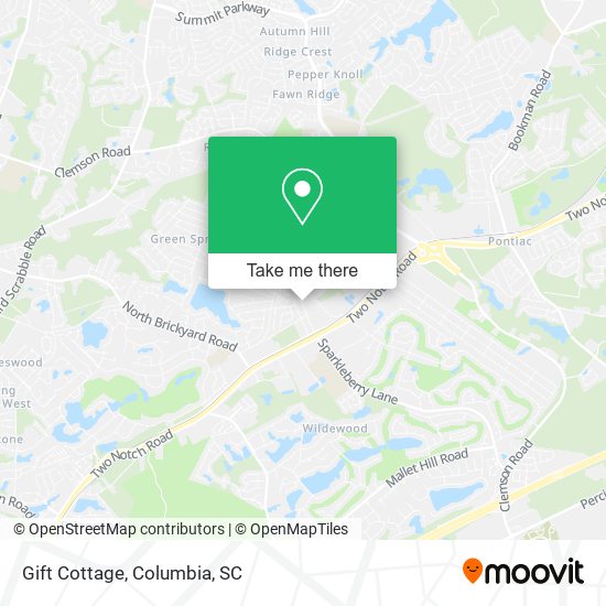 Mapa de Gift Cottage
