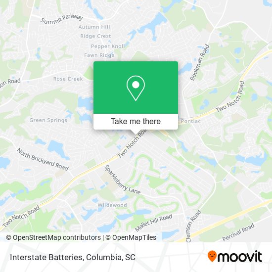 Interstate Batteries map