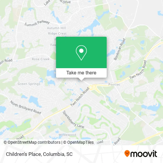 Children's Place map