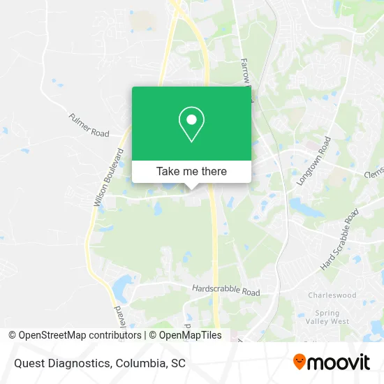 Quest Diagnostics map